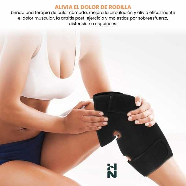 🔥 Rodillera Térmica Inteligente – Alivio Instantáneo, Potencia Móvil