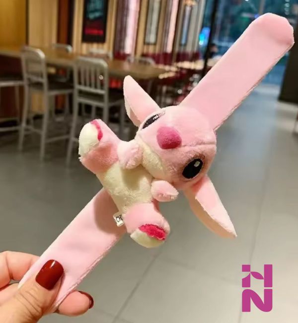 Pulsera Peluche Enrollable – Stitch & Angel