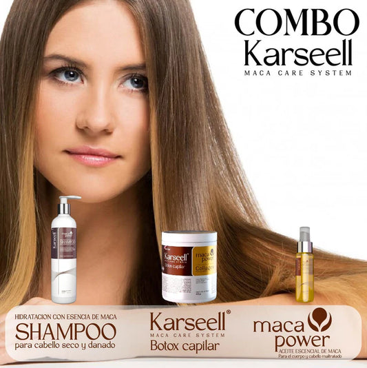 Karseell Hair Rebirth (KARSEELL BOTOX + SHAMPOO + ARGAN COMBO) 3 EN 1 X 139.99 SOLES