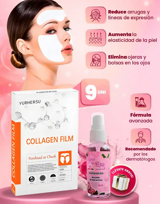 1BEAUTYPATCH - PARCHES DE COLÁGENO SOLUBLE + AGUA DE ROSAS