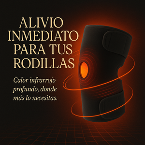 🔥 Rodillera Térmica Inteligente – Alivio Instantáneo, Potencia Móvil