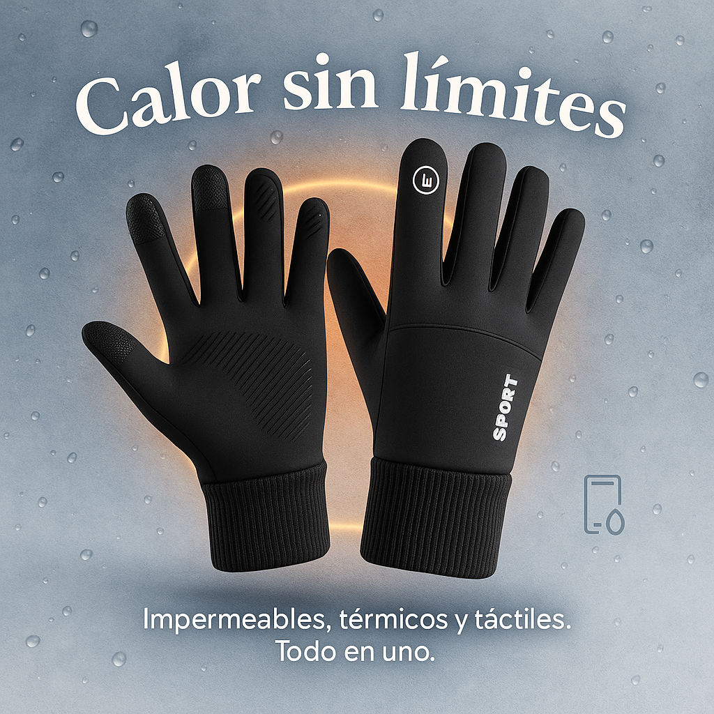 Guantes térmicos impermeables - 🧤🔥 ¡Olvídate del frío con estilo!