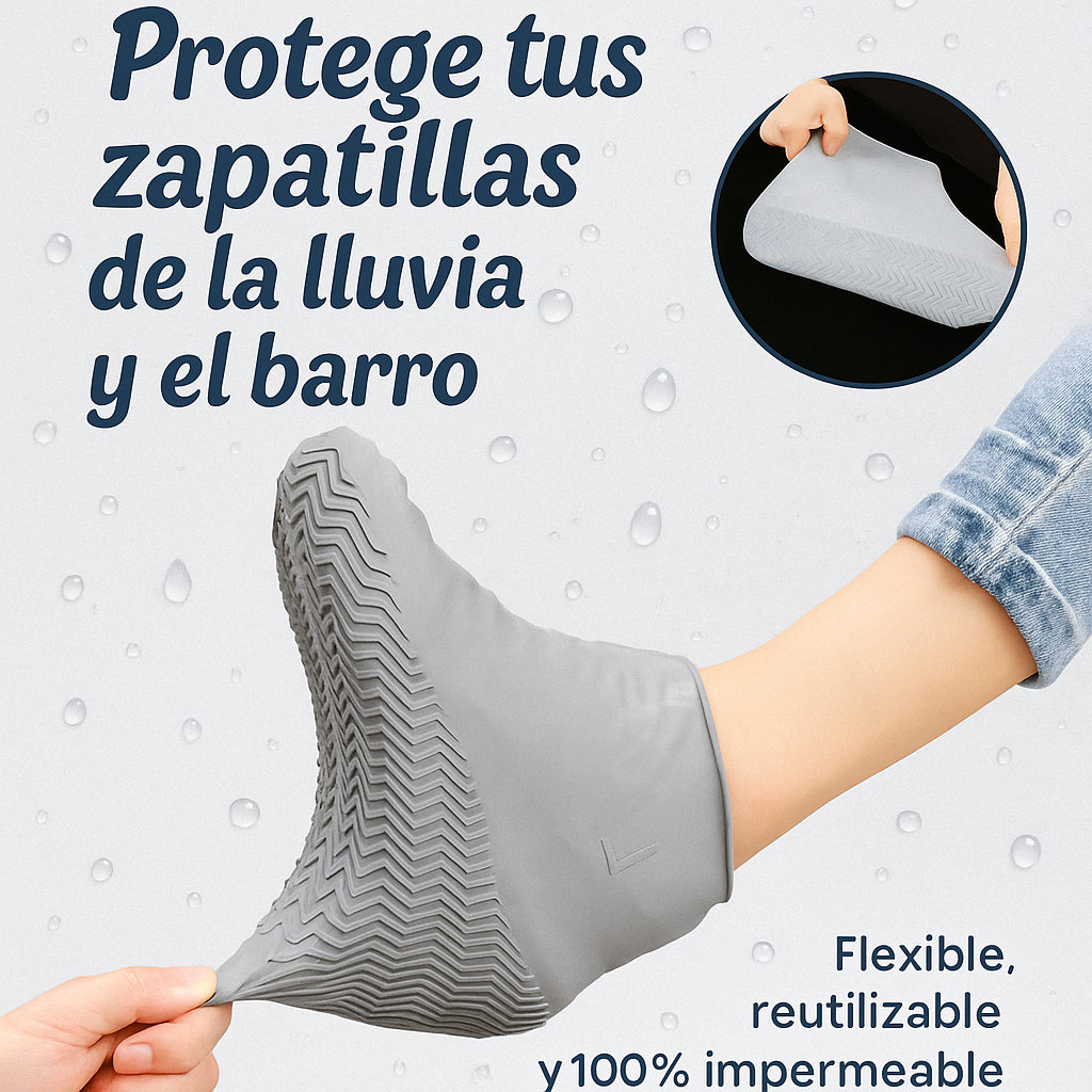 👟 Protectores de calzado de silicona – ¡Adiós a los zapatos mojados!